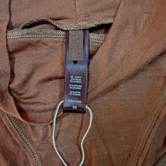 SKIMS Womens Sleep Brief Cooper XS Pajamas Loungewear - Picture 3 of 5